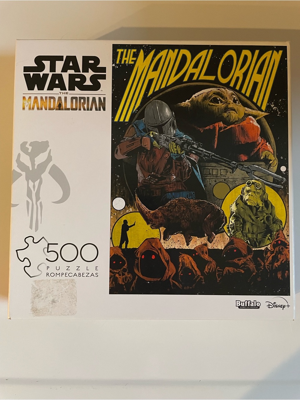 Star Wars Mandalorian Chapter Two: The Child Buffalo Disney+ Puzzle 500
